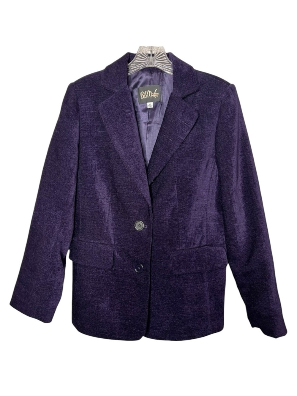 Bob Mackie Purple Blazer